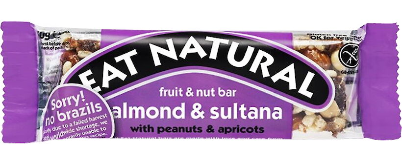 Product image of Brazil & Sultana Fruit & Nut Bar with Peanuts & Apricots by Eat Natural