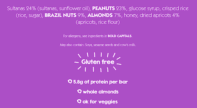 Product image of Brazil & Sultana Fruit & Nut Bar with Peanuts & Apricots by Eat Natural