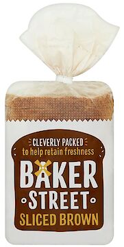 Product image of Brown Bread (Sliced) by Baker Street