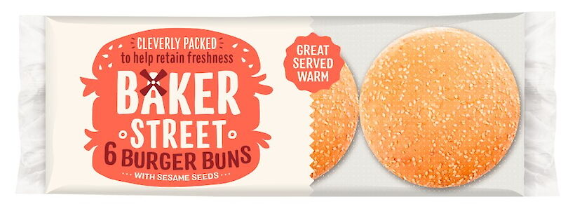 Product image of Burger Buns (Seeded) by Baker Street
