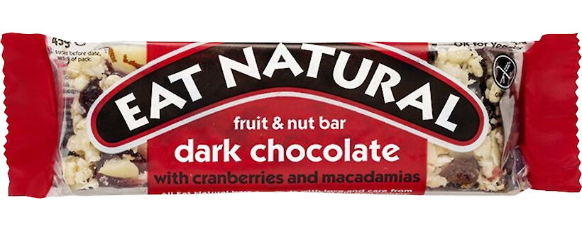Product image of Dark Chocolate with Cranberries & Macadamia by Eat Natural
