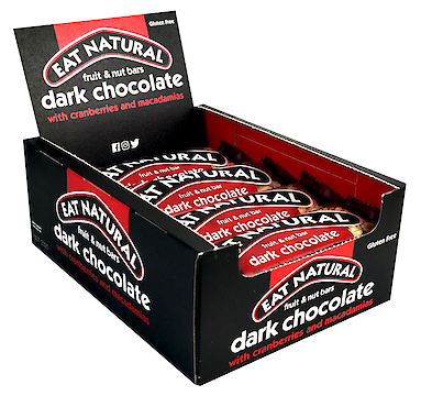 Product image of Dark Chocolate with Cranberries & Macadamia by Eat Natural