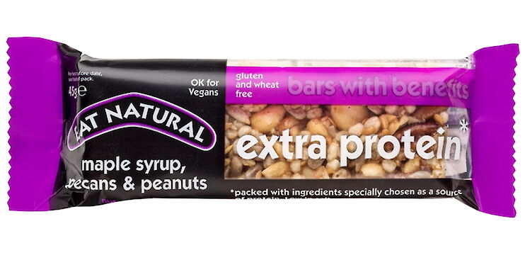 Product image of Extra Protein Bar with Maple Syrup, Pecans & Peanuts by Eat Natural