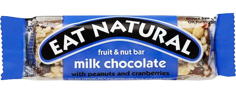 Product image of Milk Chocolate Fruit & Nut Bar with Peanuts & Cranberries by Eat Natural
