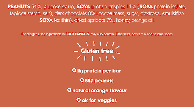 Product image of Protein Packed Fruit & Nut Bar with Chocolate & Orange by Eat Natural