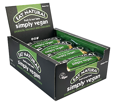 Product image of Simply Vegan - peanuts, coconut and chocolate by Eat Natural