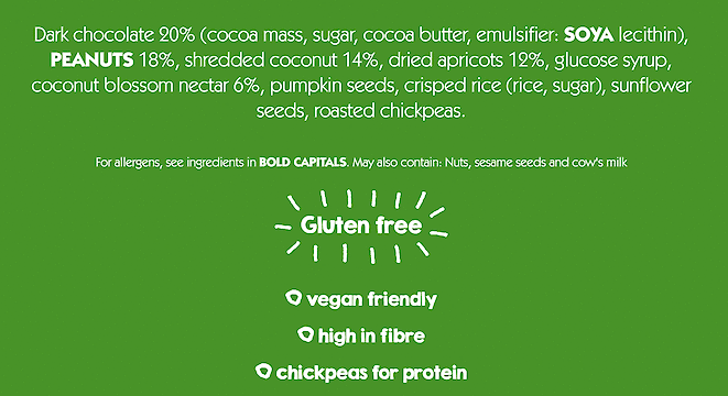 Product image of Simply Vegan - peanuts, coconut and chocolate by Eat Natural